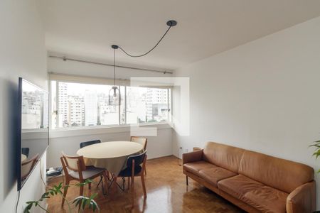 Sala de apartamento à venda com 1 quarto, 48m² em Higienópolis, São Paulo