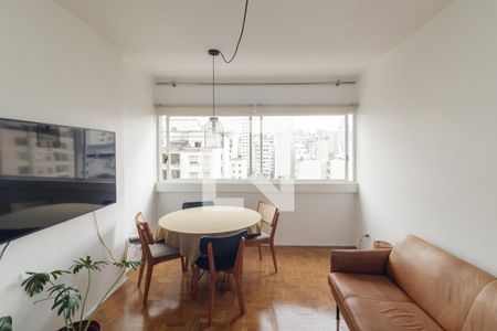 Sala de apartamento para alugar com 1 quarto, 48m² em Higienópolis, São Paulo