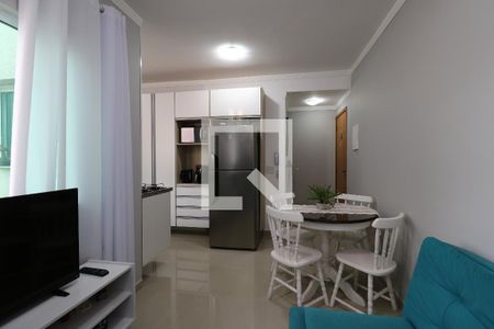 Sala de apartamento à venda com 2 quartos, 40m² em Vila Curuçá, Santo André