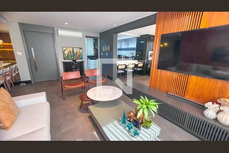 Sala de apartamento à venda com 4 quartos, 147m² em Palmares, Belo Horizonte