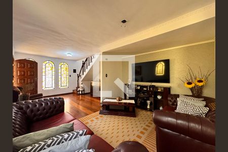 Sala de casa à venda com 3 quartos, 224m² em Vila Camilopolis, Santo André