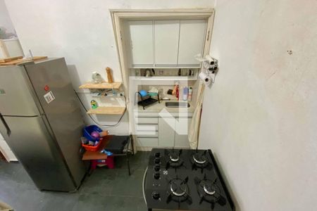Cozinha de kitnet/studio à venda com 1 quarto, 20m² em Lapa, Rio de Janeiro