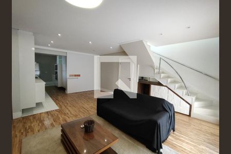 Sala de apartamento à venda com 1 quarto, 209m² em Brooklin, São Paulo