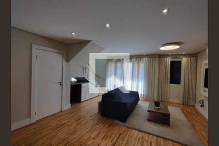 Sala de apartamento à venda com 1 quarto, 209m² em Brooklin, São Paulo