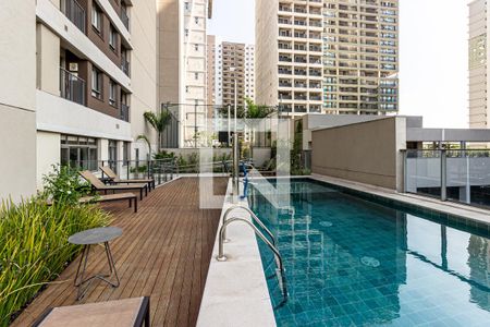 Studio para alugar com 25m², 1 quarto e sem vagaPiscina