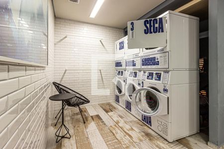 Studio para alugar com 25m², 1 quarto e sem vagaLavanderia