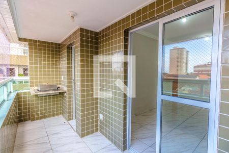 Varanda Gourmet de apartamento para alugar com 1 quarto, 48m² em Nova Mirim, Praia Grande
