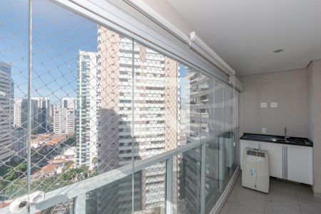 Varanda de apartamento para alugar com 1 quarto, 55m² em Vila Gertrudes, São Paulo