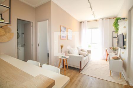 Sala de apartamento para alugar com 1 quarto, 40m² em Ponte Preta, Campinas