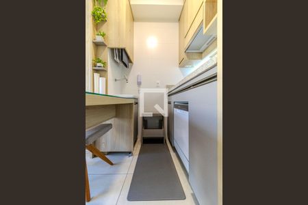 Cozinha de apartamento para alugar com 1 quarto, 28m² em República, São Paulo