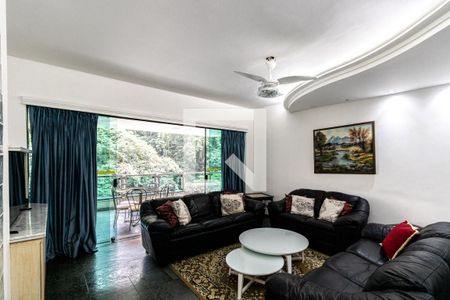 Sala de apartamento para alugar com 4 quartos, 186m² em Barra Funda, Guarujá