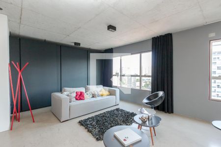 Apartamento para alugar com 70m², 1 quarto e 2 vagasSala