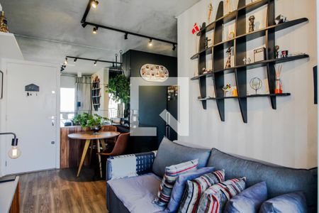 4 Sala de apartamento à venda com 1 quarto, 42m² em Santa Efigênia, São Paulo