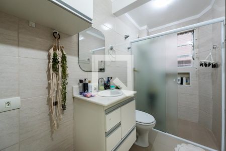 Banheiro de apartamento para alugar com 1 quarto, 35m² em Ponta da Praia, Santos
