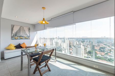 Varanda de apartamento para alugar com 1 quarto, 33m² em Brooklin, São Paulo
