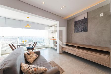 Sala de apartamento para alugar com 1 quarto, 33m² em Brooklin, São Paulo