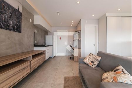 Sala de apartamento para alugar com 1 quarto, 33m² em Brooklin, São Paulo