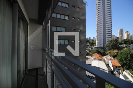 Varanda de kitnet/studio para alugar com 1 quarto, 29m² em Pinheiros, São Paulo