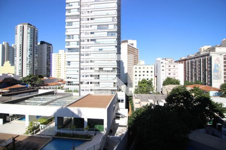Varanda de kitnet/studio para alugar com 1 quarto, 29m² em Pinheiros, São Paulo