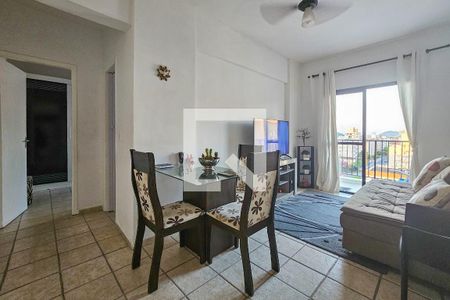 Sala de apartamento para alugar com 1 quarto, 46m² em Balneario Cidade Atlantica, Guarujá