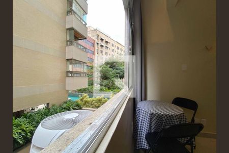 Vista - Sala/Quarto de kitnet/studio para alugar com 1 quarto, 32m² em Flamengo, Rio de Janeiro