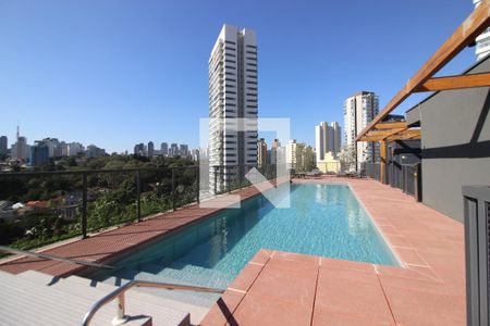 Studio para alugar com 29m², 1 quarto e sem vaga Studio para alugar com 29m², 1 quarto e sem vagaÁrea comum - Piscina