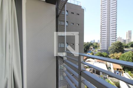 Varanda da Sala de kitnet/studio para alugar com 1 quarto, 29m² em Pinheiros, São Paulo
