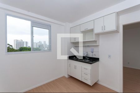Sala/Cozinha de apartamento para alugar com 1 quarto, 27m² em Barra Funda, São Paulo