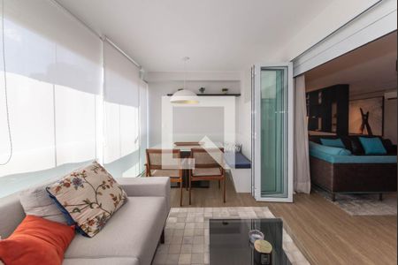 Varanda de apartamento para alugar com 1 quarto, 67m² em Brooklin, São Paulo