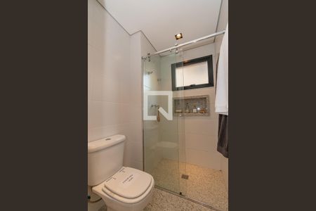 Banheiro da Suíte de apartamento à venda com 1 quarto, 48m² em Cambuí, Campinas