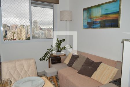 Sala de apartamento para alugar com 1 quarto, 28m² em Cambuci, São Paulo
