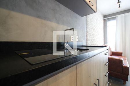 Studio para alugar com 29m², 1 quarto e sem vaga Studio para alugar com 29m², 1 quarto e sem vagaCozinha