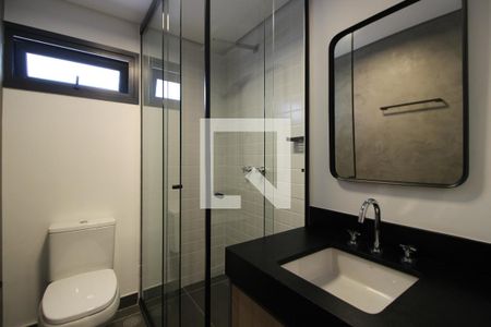 Studio para alugar com 29m², 1 quarto e sem vaga Studio para alugar com 29m², 1 quarto e sem vagaBanheiro