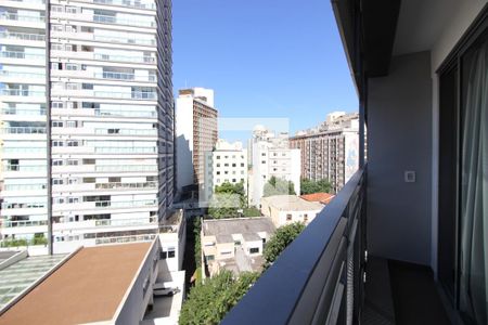 Studio para alugar com 29m², 1 quarto e sem vagaVaranda