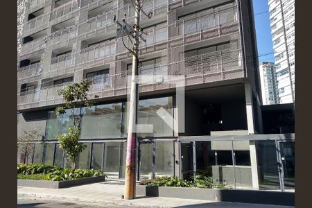 Studio para alugar com 29m², 1 quarto e sem vagaFachada e portaria