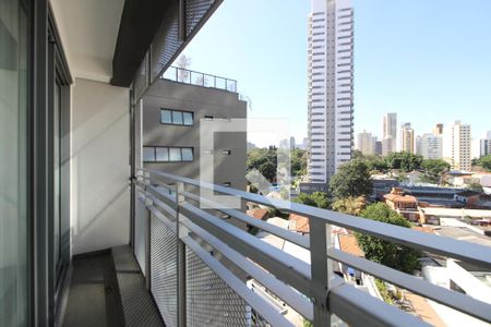 Studio para alugar com 29m², 1 quarto e sem vagaVaranda