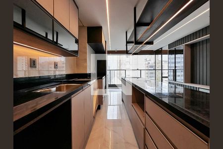 Cozinha de apartamento à venda com 2 quartos, 64m² em Campo Belo, São Paulo