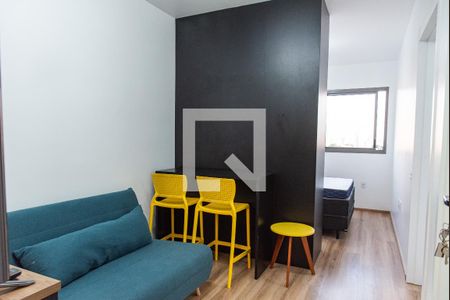 Sala de apartamento à venda com 1 quarto, 32m² em Vila Dom Pedro I, São Paulo