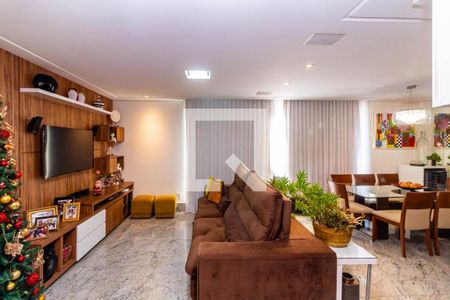 Sala de apartamento à venda com 4 quartos, 135m² em Cidade Nova, Belo Horizonte