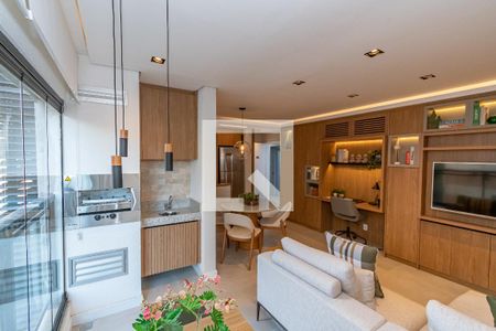 Sala de Estar/Jantar  de apartamento à venda com 3 quartos, 90m² em Jardim Brasil, Campinas