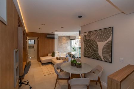 Sala de Estar/Jantar  de apartamento à venda com 3 quartos, 90m² em Jardim Brasil, Campinas