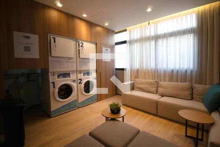 Studio à venda com 25m², 1 quarto e sem vagaLavanderia