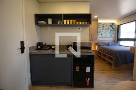Studio à venda com 25m², 1 quarto e sem vagaCozinha
