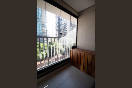 Studio à venda com 25m², 1 quarto e sem vagaVaranda