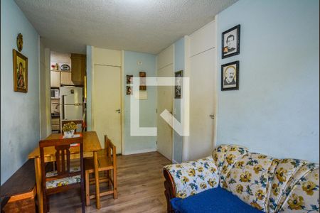 Sala de apartamento à venda com 3 quartos, 49m² em Vila Lutécia, Santo André