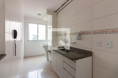 Cozinha de apartamento para alugar com 2 quartos, 47m² em Santa Maria, Osasco