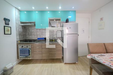Sala/Cozinha de apartamento à venda com 1 quarto, 28m² em Consolação, São Paulo