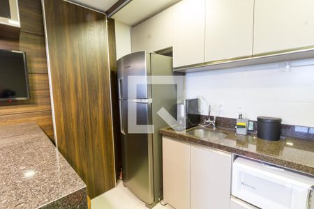 Apartamento para alugar com 34m², 1 quarto e 1 vagaCozinha - geladeira
