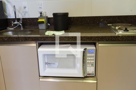 Apartamento para alugar com 34m², 1 quarto e 1 vagaCozinha - microondas