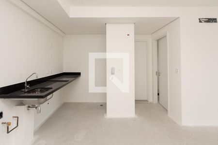 Sala/Cozinha de apartamento à venda com 1 quarto, 53m² em Indianópolis, São Paulo